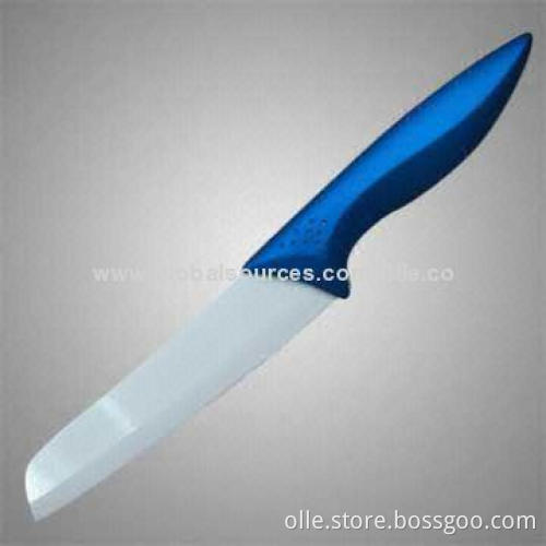 Sharp Blade Ceramic Slicing Knife, Metallic Paint ABS Handle